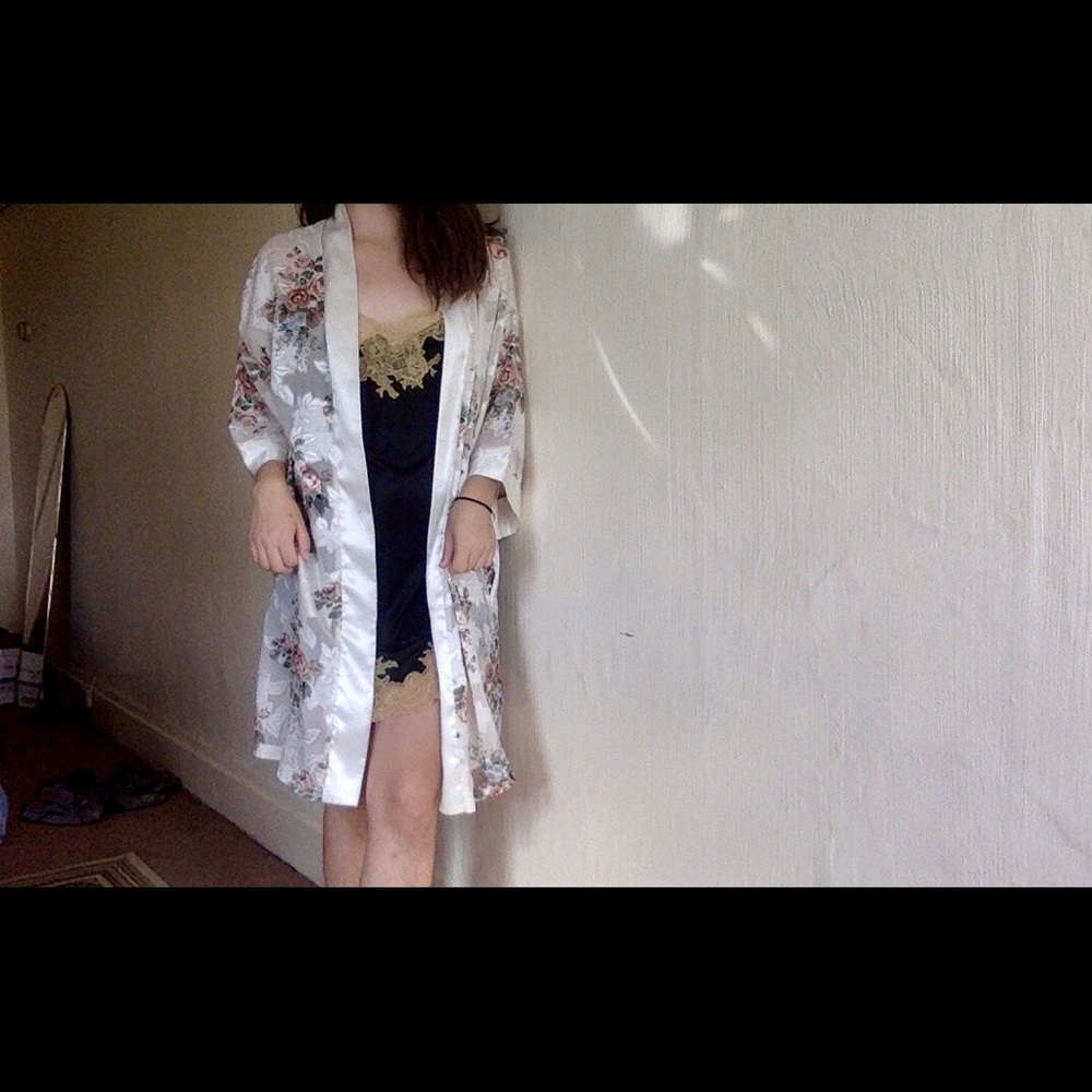 Sheer vintage robe
